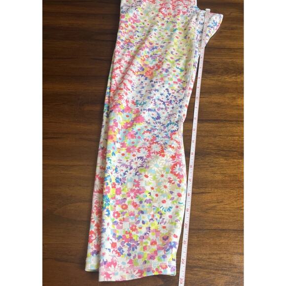 Fabletics Define Powerhold Women’s M High-Waisted 7/8 Leggings Daisy Patchwork - Picture 3 of 11